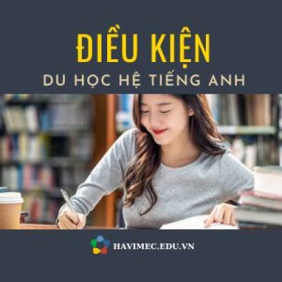 ĐIỀU KIỆN DU HỌC HỆ ĐẠI HỌC BẰNG TIẾNG ANH