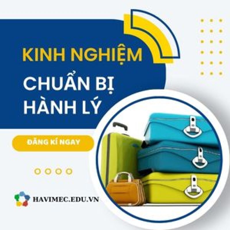 KINH NGHIỆM CHUẨN BỊ HÀNH LÝ ĐI NHẬT